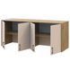 На фото наповнення високої антресолі Ронді Doros (Дорос) 4 ДСП дуб артизан / кашемір