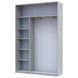На фото наповнення шафи-купе Сіті Лайт Doros (Дорос) 2 Дзеркала 150х45х225 см сосна натті