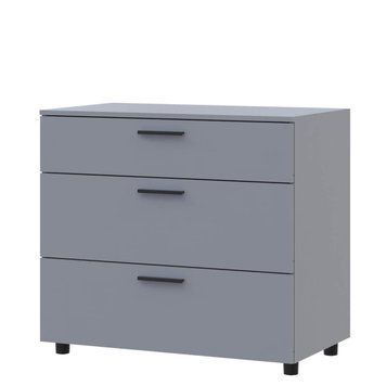 Комод Торн Doros (Дорос) 3Ш 90х51,6х80 см серый 41510159 фото мебель