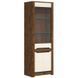 Витрина с подсветкой REG1W1D_LED RUSO BRW S407-REG1W1D+OPCJA2-DARL/PEP фото 1