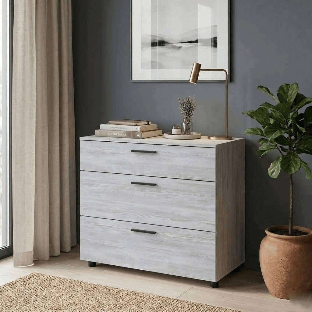 Комод Торн Doros (Дорос) 3Ш 90х51,6х80 см сосна натти 41510155 фото мебель