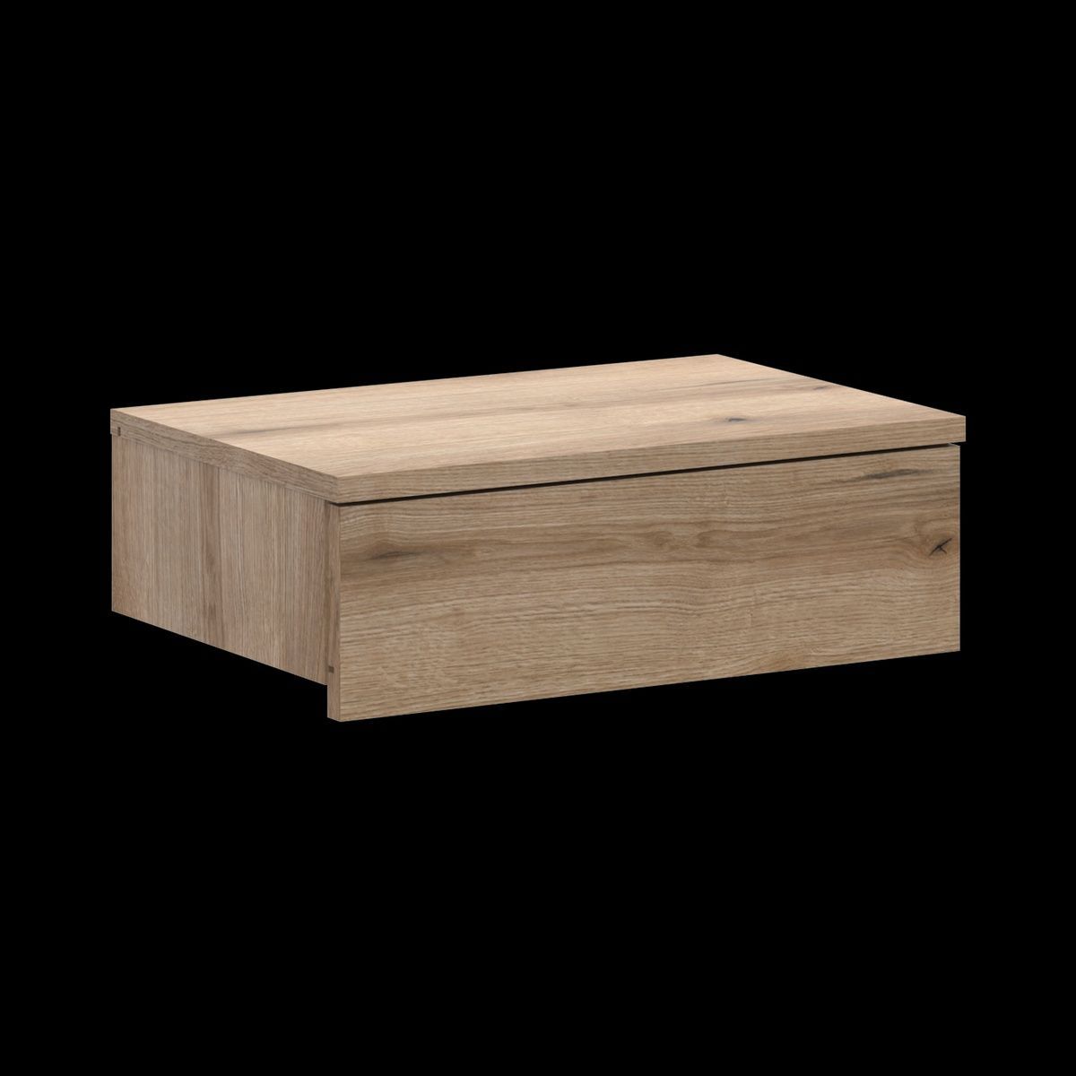 Тумба прикроватная Левия Doros (Дорос) 1Ш 46х30х15 дуб эвок 41516096 фото мебель