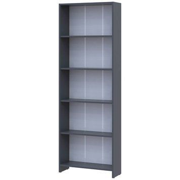 Етажерка велика Doros (Дорос) 63х22х180,6 графіт 41516053 фото меблі
