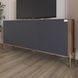 Тумба под телевизор с золотыми металлическими ножками LION Амарант 168x40x76,5 см дуб ливорно / графит 18173 фото мебель