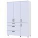 Шафа розпашна Торн Doros (Дорос) 3 ДСП/3Ш (полиці) 135х51,6х200 см 44900486 фото 1