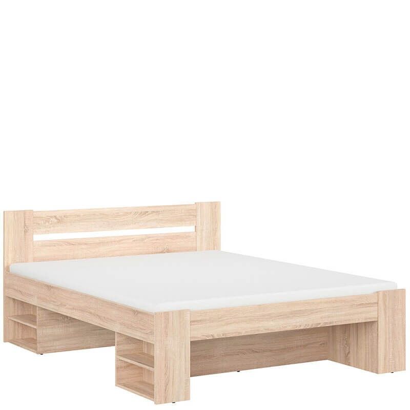 Кровать LOZ3S/160 (каркас) NEPO PLUS BRW дуб сонома S435-LOZ3S/160-DSO фото мебель