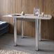 Стол обеденный раскладной LION Нота Мини 60x70/70x120 кашемир 17627 фото мебель