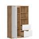 Стеллаж REG1D2S NUIS BRW S396-REG1D2S-DWO/BIP фото 2
