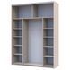 На фото наповнення шафи-купе G-Кайзер Doros (Дорос) 2 Дзеркала 180х60х240 кашемір