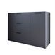 Комод LION Краш з трьома шухлядами та закритими полицями 120x86x43 см 30880 фото 2