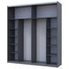 Шафа-купе G-Кайзер Doros (Дорос) 2 ДСП / 5 частин 220х60х240 42005419 фото 2