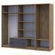 Шкаф для одежды с вешалкой Ронди Doros (Дорос) 4 ДСП 220х52х195 см 42005293 фото 2