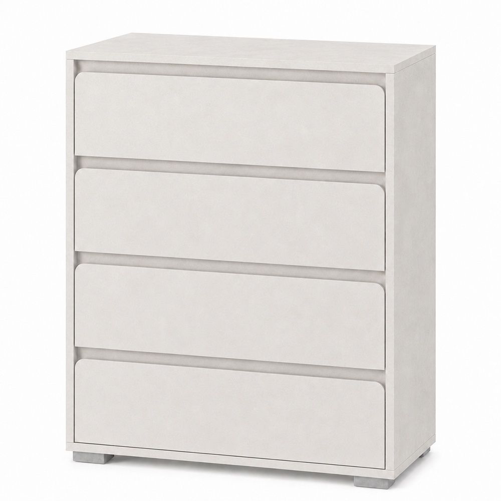 Комод на 4 ящика LION АРТ-2 80х43х105 см бетон Style 51760 фото мебель