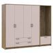 Шкаф для одежды с вешалкой Ронди Doros (Дорос) 4 ДСП 220х52х195 см 42005292 фото 5