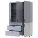 Шафа розпашна Торн Doros (Дорос) 3 ДСП/3Ш (полиці) 135х51,6х200 см 44900514 фото 2