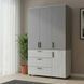Шафа розпашна Торн Doros (Дорос) 3 ДСП/3Ш (полиці) 135х51,6х200 см 44900514 фото 8