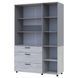 Шафа розпашна Торн Doros (Дорос) 3 ДСП/3Ш (полиці) 135х51,6х200 см 44900514 фото 6