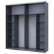 Шкаф-купе G-Кайзер Doros (Дорос) 2 ДСП / 5 частей 220х60х240 42005418 фото 2