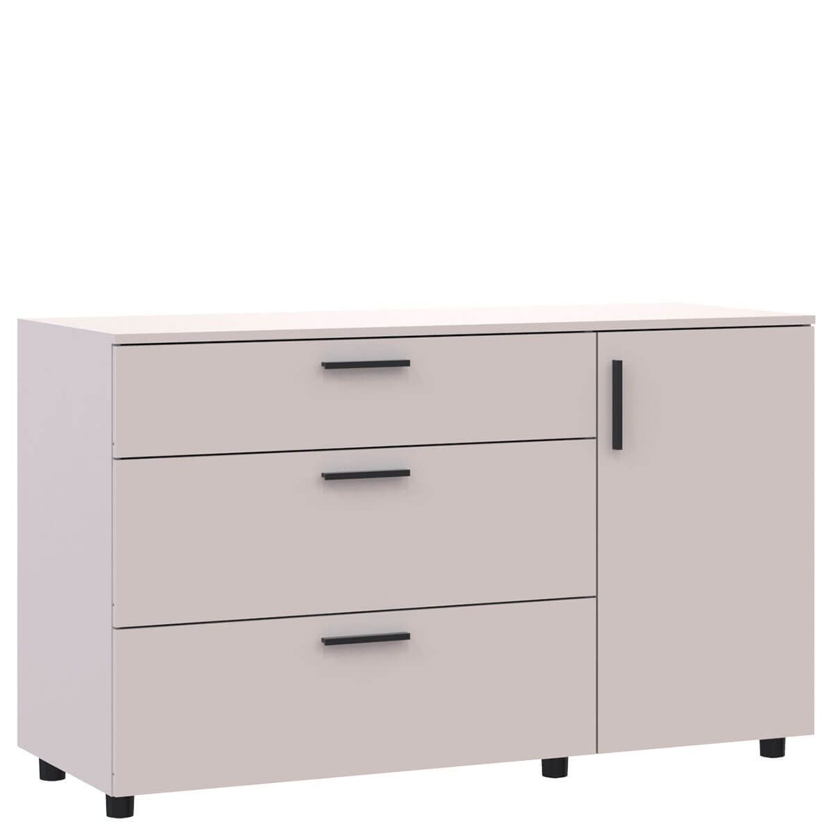 Комод Торн Doros (Дорос) 3Ш/1Д 135х51,6х80 см кашемір 41510187 фото меблі
