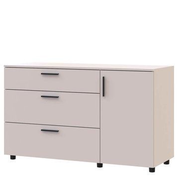 Комод Торн Doros (Дорос) 3Ш/1Д 135х51,6х80 см кашемир 41510187 фото мебель