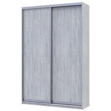 На фото шафа-купе Сіті Лайт Doros (Дорос) 2 ДСП 150х45х225 см сосна натті
