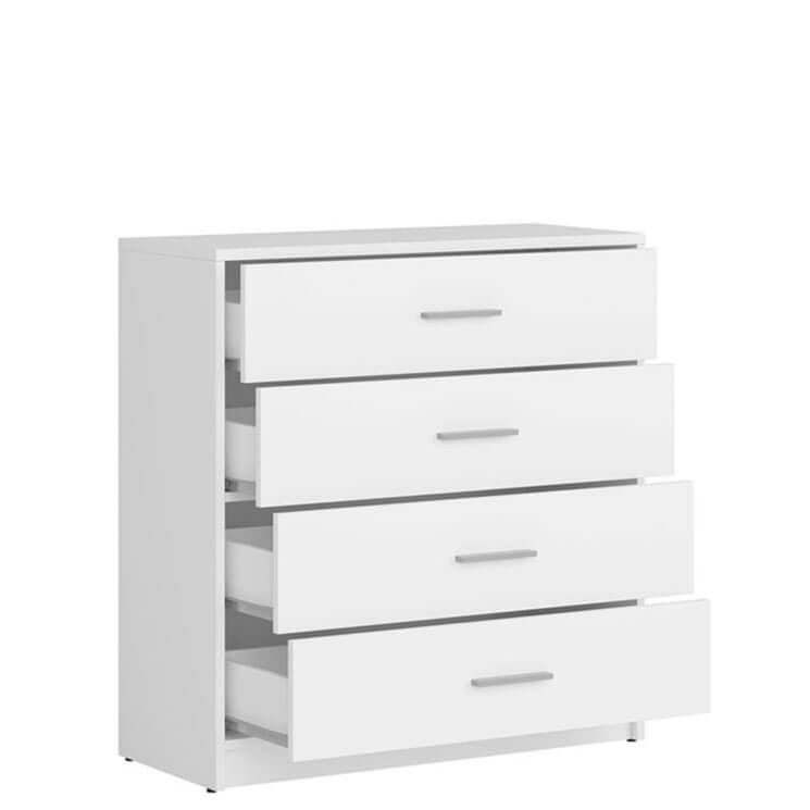 Комод KOM4S NEPO PLUS BRW білий S435-KOM4S-BI фото меблі
