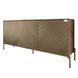 Тумба под телевизор с золотыми металлическими ножками LION Амарант 168x40x76,5 см 18114 фото 2