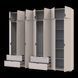Шкаф с антресолью распашной для одежды Лукас Doros (Дорос) 3+4 ДСП 280х50х240 42005120 фото 2