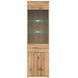 Витрина с подсветкой REG1W1D_LED ZELE BRW S383-REG1W1D+LED-DWO фото 4