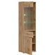 Витрина с подсветкой REG1W1D_LED ZELE BRW S383-REG1W1D+LED-DWO фото 2