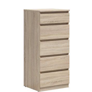 Комод KOM5S TETRIX BRW дуб сонома S442-KOM5S-DSO фото меблі