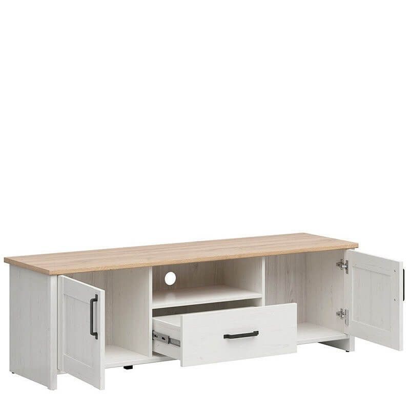 Гостиная LOKSA BRW сосна andersen белая / дуб грандсон S455-LIVING-APW фото мебель