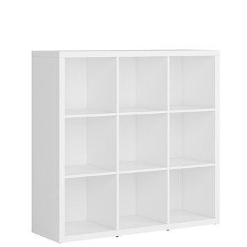 Стеллаж REG/12/12 NEPO PLUS BRW белый S435-REG/12/12-BI фото мебель