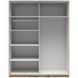 Шафа-купе із дзеркалом SZF/153/M TETRIX BRW S442-SZF/153/M-DWO фото 4