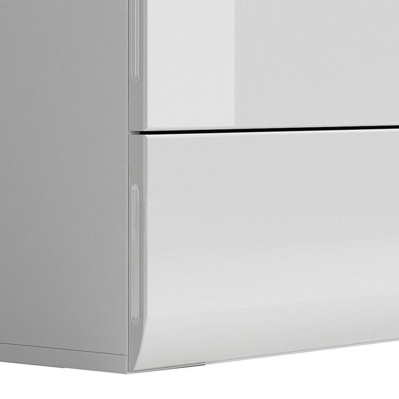 Комод KOM5S/10/6 AZTECA TRIO BRW білий / білий глянець S504-KOM5S/10/6-BI/BIP фото меблі