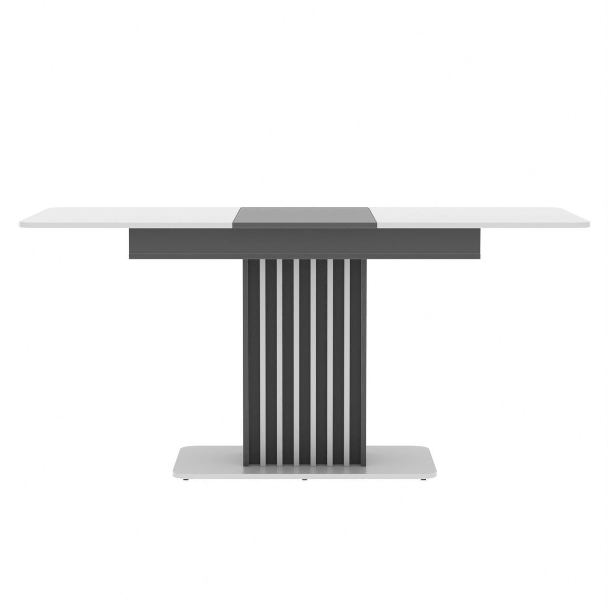 Стіл розсувний Неман ФОРЕСТ білий / графіт 441802 фото меблі