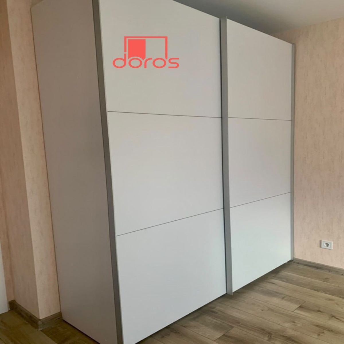 Шафа-купе G-Кайзер Doros (Дорос) 2 ДСП 160х60х240 білий 42002104 фото меблі