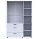 Шкаф для одежды Торн Doros (Дорос) 3 ДСП/3Ш (штанга) 135х51,6х200 см 44900485 фото 4
