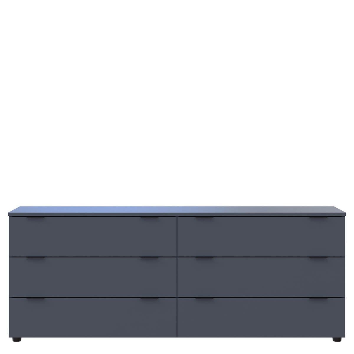 Комод Рон 9 Doros (Дорос) 6 шухляд 160х38х62 см графіт 41516176 фото меблі