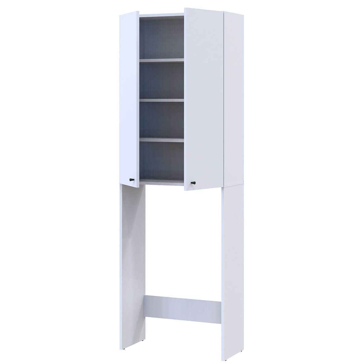 Шкаф для стиральной машины Лола Doros (Дорос) 64х31,6х190 см белый 41516022 фото мебель