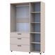 Шафа для одягу Торн Doros (Дорос) 3 ДСП/3Ш (штанга) 135х51,6х200 см 44900497 фото 6