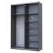 Шафа-купе G-Кайзер Doros (Дорос) 2 ДСП 160х60х240 42005085 фото 3