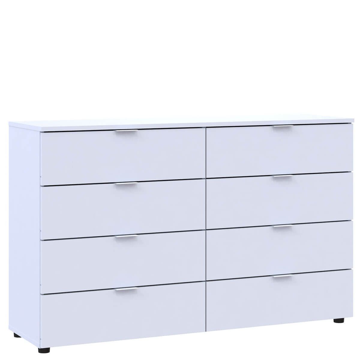 Комод Рон 8 Doros (Дорос) 8 ящиков 130х38х81 см белый 41516172 фото мебель