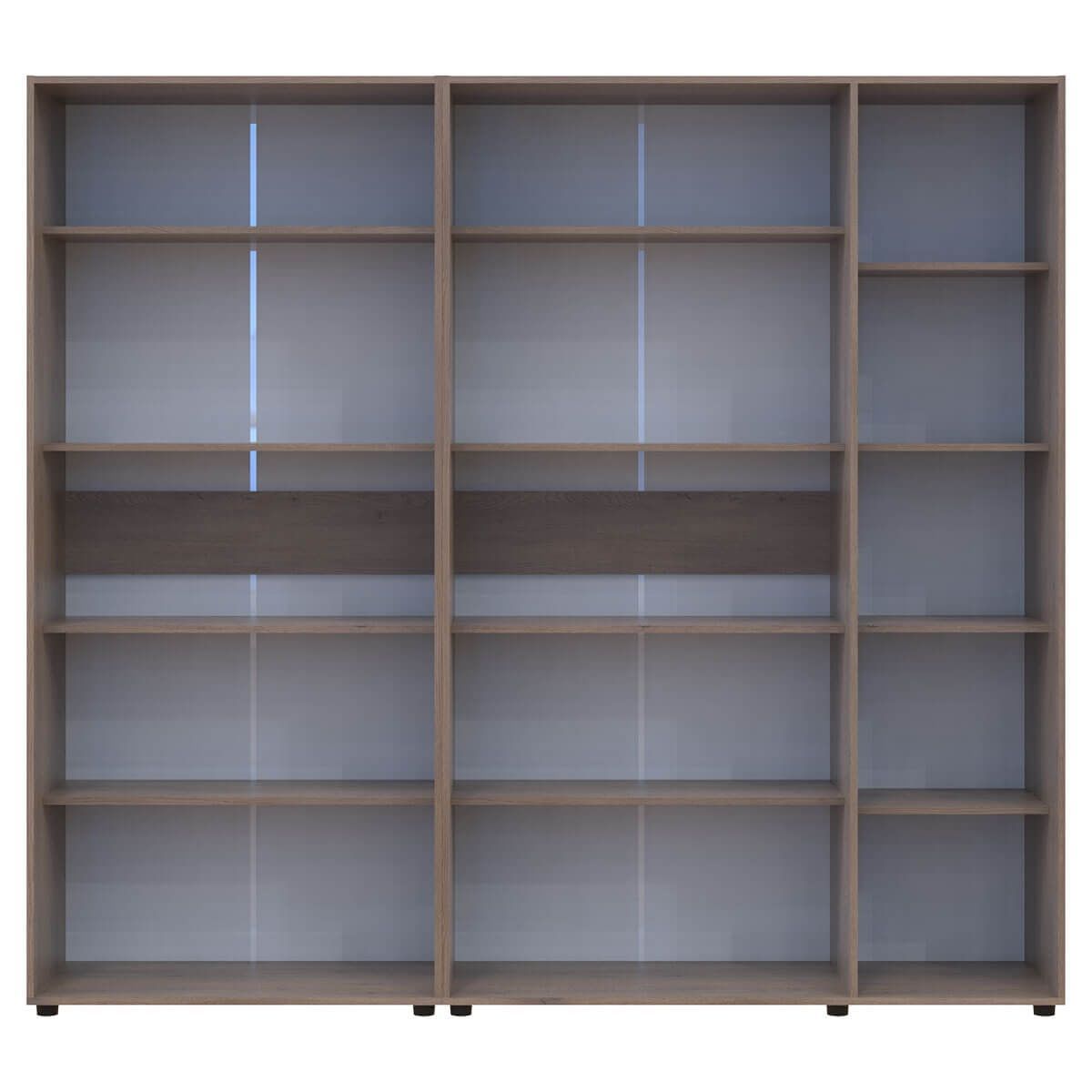 Шафа для одягу з полицями Каспер Doros (Дорос) 2+3 ДСП 225х48х204 см кремона канноло 42005547 фото меблі