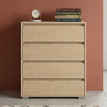 Комод на 4 шухляди LION АРТ-2 80х43х105 см дуб сонома 51678 фото меблі