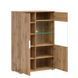 Витрина с подсветкой REG1W1D/90_LED ZELE BRW S383-REG1W1D/90+LED-DWO фото 2