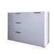 Комод LION Краш з трьома шухлядами та закритими полицями 120x86x43 см 30889 фото 2