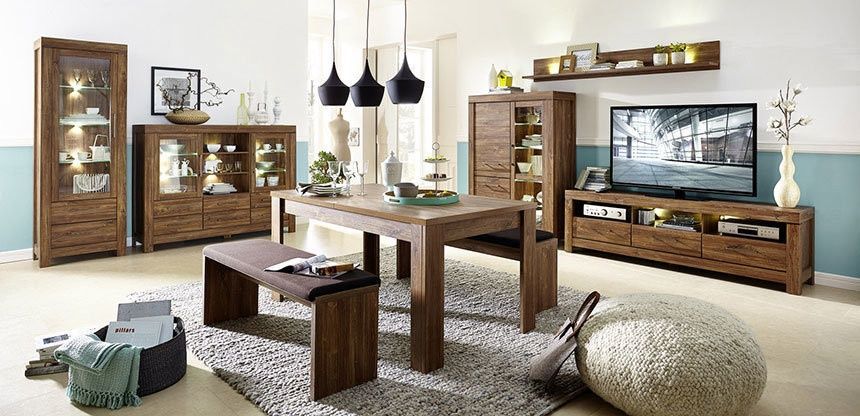 Буфет KOM2W6S/13/17 GENT BRW дуб стірлінг S228-KOM2W6S/13/17-DAST фото меблі