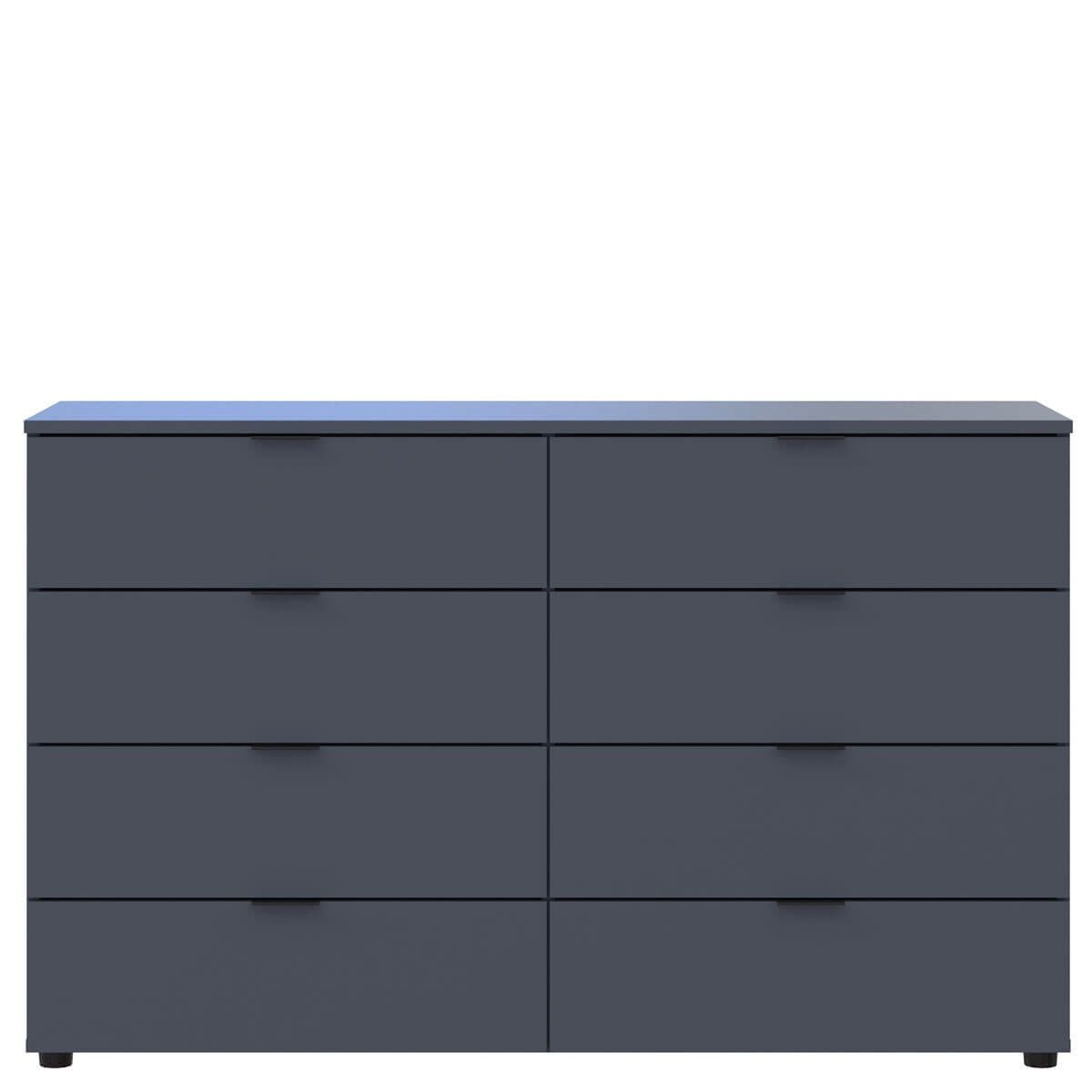 Комод Рон 8 Doros (Дорос) 8 шухляд 130х38х81 см графіт 41516173 фото меблі