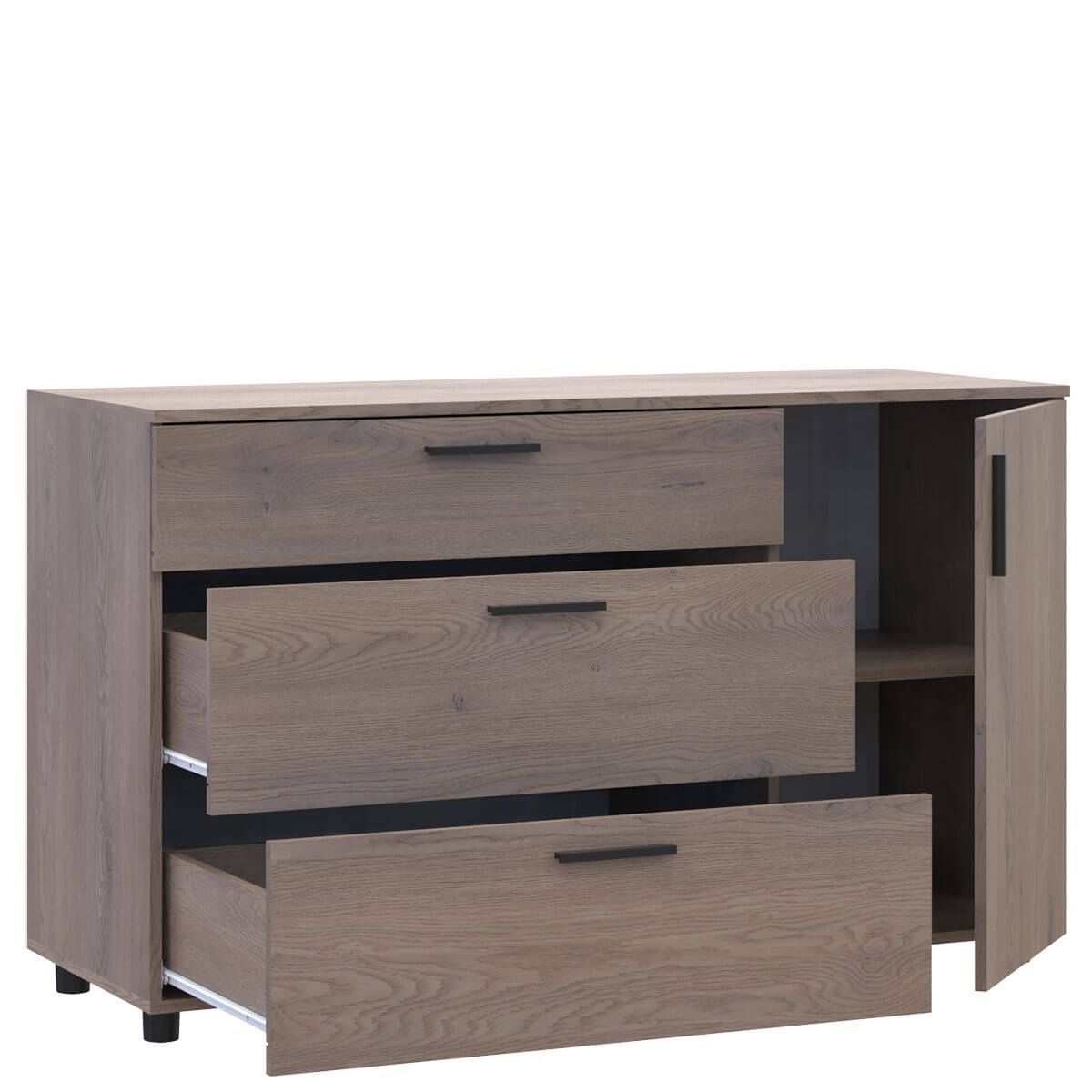 Комод Торн Doros (Дорос) 3Ш/1Д 135х51,6х80 см кремона канноло 41510177 фото мебель